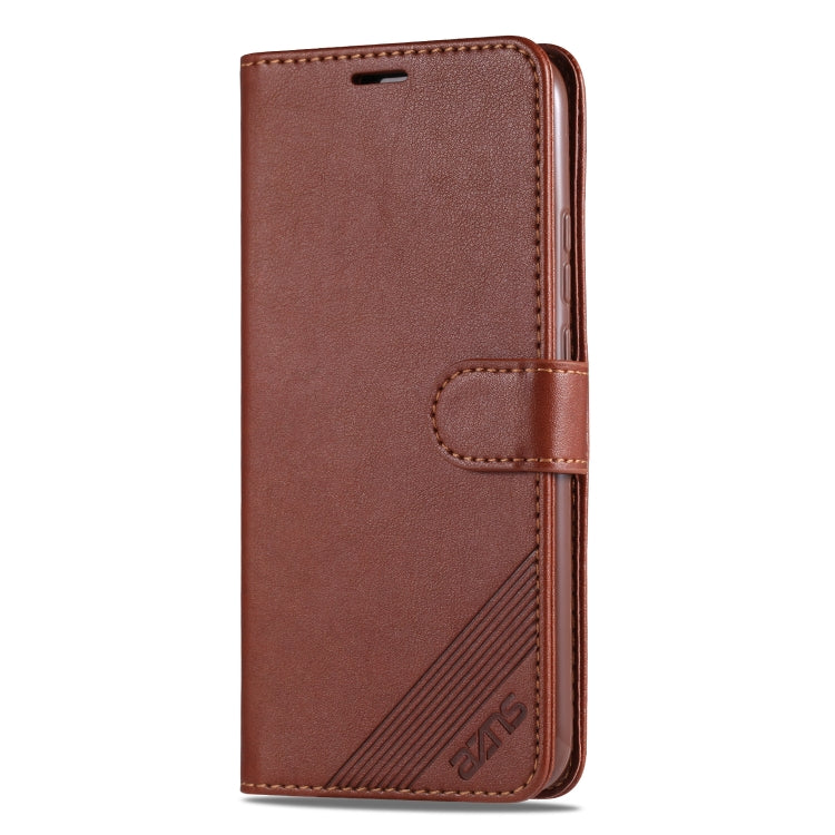 For Huawei Mate 30 Lite / Nova 5i Pro AZNS Sheepskin Texture Horizontal Flip Leather Case with Holder & Card Slots & Wallet(Brown) by AZNS