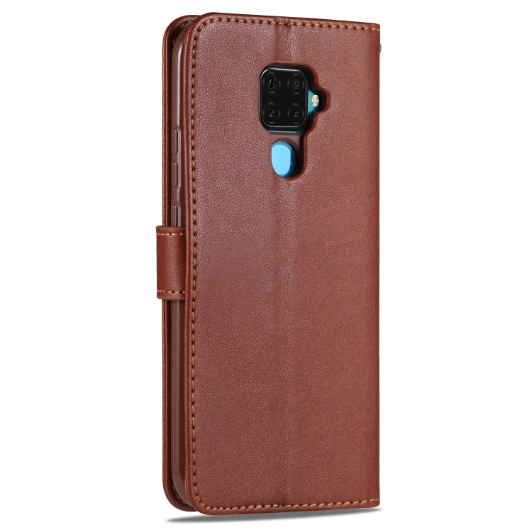 For Huawei Mate 30 Lite / Nova 5i Pro AZNS Sheepskin Texture Horizontal Flip Leather Case with Holder & Card Slots & Wallet(Brown) by AZNS