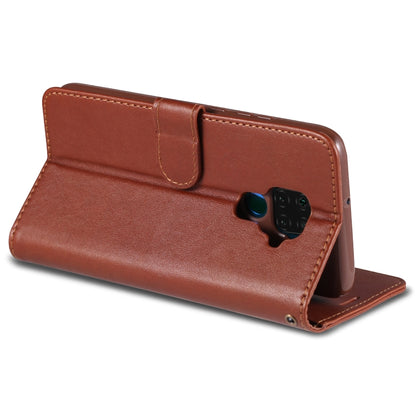 For Huawei Mate 30 Lite / Nova 5i Pro AZNS Sheepskin Texture Horizontal Flip Leather Case with Holder & Card Slots & Wallet(Brown) by AZNS