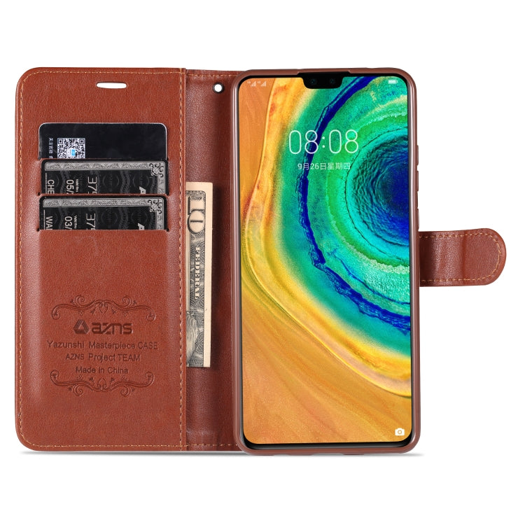 For Huawei Mate 30 / Mate 30 Pro AZNS Sheepskin Texture Horizontal Flip Leather Case with Holder & Card Slots & Wallet(Black) by AZNS