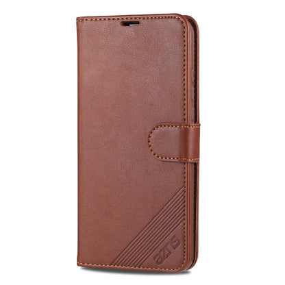 For Huawei Nova 5 / 5 Pro AZNS Sheepskin Texture Horizontal Flip Leather Case with Holder & Card Slots & Wallet(Brown) by AZNS