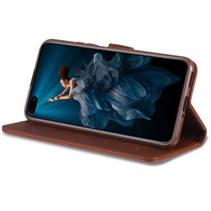 For Huawei Nova 6 AZNS Sheepskin Texture Horizontal Flip Leather Case with Holder & Card Slots & Wallet(Brown) by AZNS