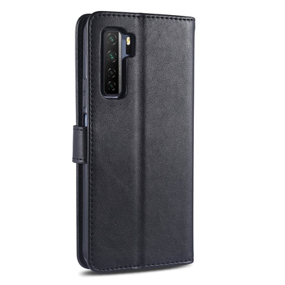 For Huawei Nova 7 SE AZNS Sheepskin Texture Horizontal Flip Leather Case with Holder & Card Slots & Wallet(Black) by AZNS