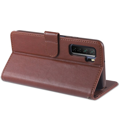 For Huawei Nova 7 SE AZNS Sheepskin Texture Horizontal Flip Leather Case with Holder & Card Slots & Wallet(Black) by AZNS