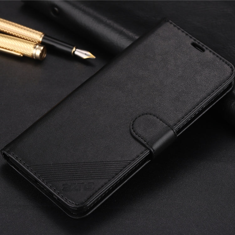 For Huawei P30 Pro AZNS Sheepskin Texture Horizontal Flip Leather Case with Holder & Card Slots & Wallet(Black) by AZNS