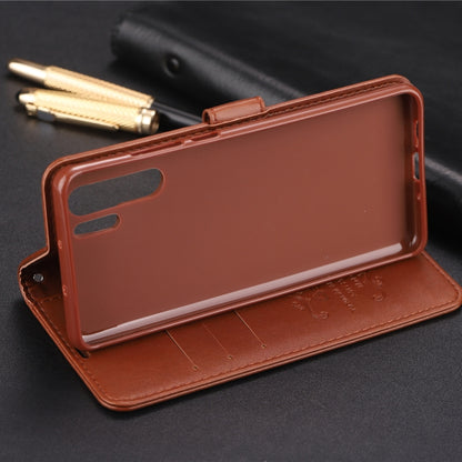 For Huawei P30 Pro AZNS Sheepskin Texture Horizontal Flip Leather Case with Holder & Card Slots & Wallet(Black) by AZNS