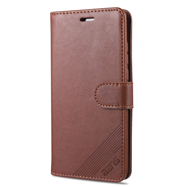 For Huawei P40 / P40 Pro AZNS Sheepskin Texture Horizontal Flip Leather Case with Holder & Card Slots & Wallet(Brown) by AZNS