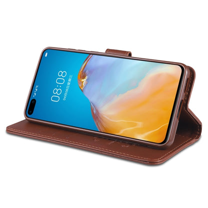 For Huawei P40 / P40 Pro AZNS Sheepskin Texture Horizontal Flip Leather Case with Holder & Card Slots & Wallet(Brown) by AZNS