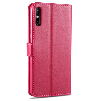 For Huawei Enjoy 10e AZNS Sheepskin Texture Horizontal Flip Leather Case with Holder & Card Slots & Wallet(Red) by AZNS