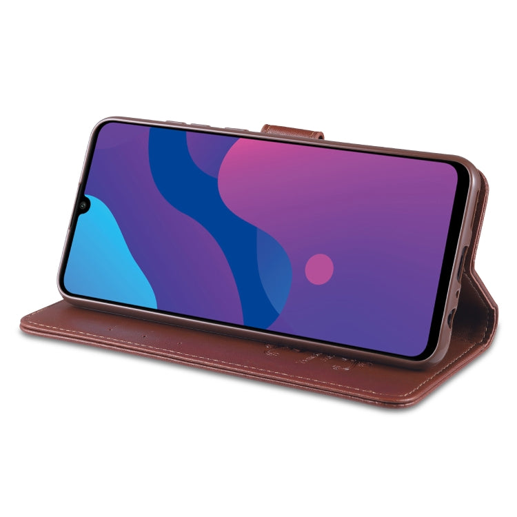 For Huawei Honor 9A AZNS Sheepskin Texture Horizontal Flip Leather Case with Holder & Card Slots & Wallet(Red) by AZNS