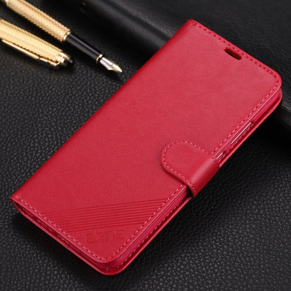 For Huawei Honor 10 Lite AZNS Sheepskin Texture Horizontal Flip Leather Case with Holder & Card Slots & Wallet(Red) by AZNS