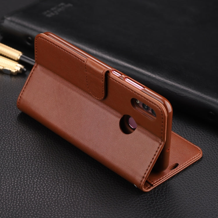 For Huawei Honor 10 Lite AZNS Sheepskin Texture Horizontal Flip Leather Case with Holder & Card Slots & Wallet(Red) by AZNS