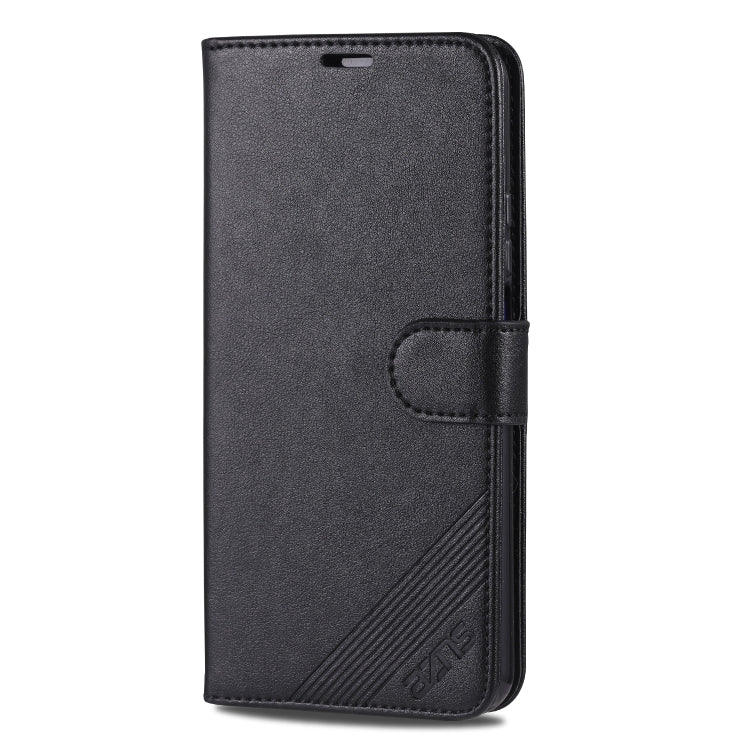 For Huawei Honor 20 AZNS Sheepskin Texture Horizontal Flip Leather Case with Holder & Card Slots & Wallet(Black) by AZNS