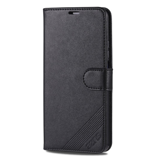 For Huawei Honor 20 AZNS Sheepskin Texture Horizontal Flip Leather Case with Holder & Card Slots & Wallet(Black) by AZNS