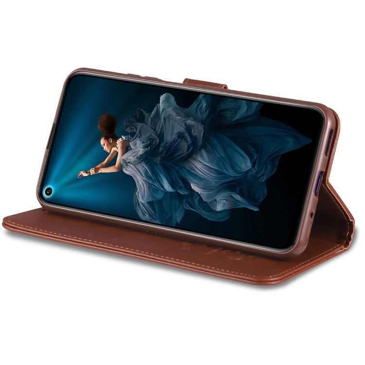 For Huawei Honor 20 AZNS Sheepskin Texture Horizontal Flip Leather Case with Holder & Card Slots & Wallet(Black) by AZNS