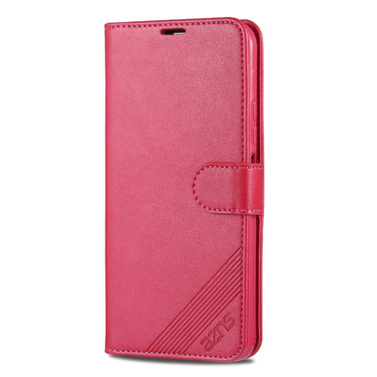 For Huawei Honor 20 Pro AZNS Sheepskin Texture Horizontal Flip Leather Case with Holder & Card Slots & Wallet(Red) by AZNS