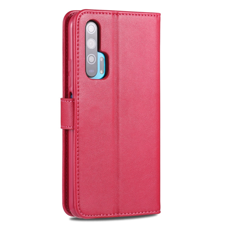 For Huawei Honor 20 Pro AZNS Sheepskin Texture Horizontal Flip Leather Case with Holder & Card Slots & Wallet(Red) by AZNS