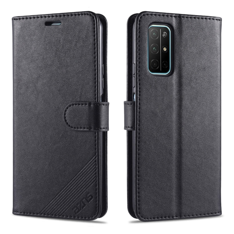 For Huawei Honor 30S AZNS Sheepskin Texture Horizontal Flip Leather Case with Holder & Card Slots & Wallet(Black) by AZNS