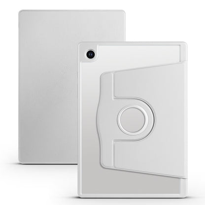 For Samsung Galaxy Tab A8 Acrylic 360 Degree Rotation Smart Tablet Leather Case(Space Grey) by bashfashion