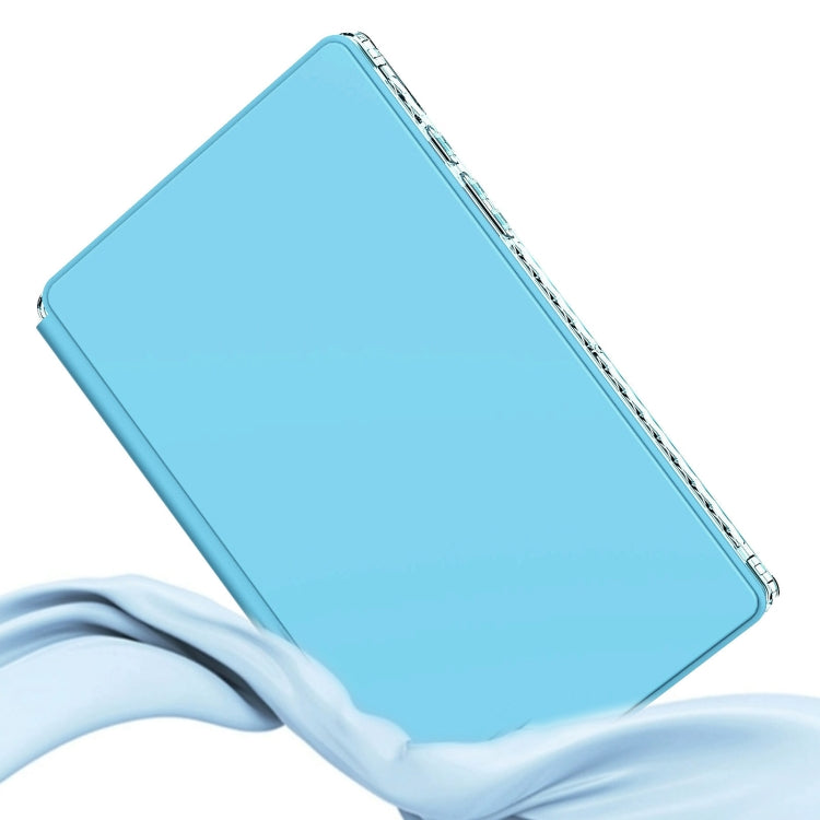 For Samsung Galaxy Tab A8 Clear 360 Rotation Stand Smart Leather Tablet Case(Baby Blue) by bashfashion