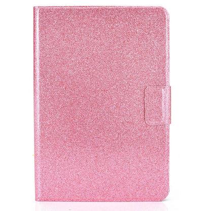 For Amazon Fire Max 11 2023 Glitter Powder Smart Leather Tablet Case(Pink) by bashfashion