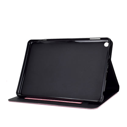 For Amazon Fire Max 11 2023 Glitter Powder Smart Leather Tablet Case(Pink) by bashfashion