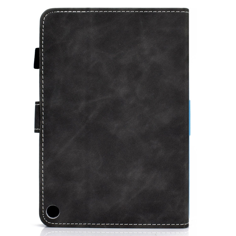 For Amazon Fire Max 11 2023 Cowhide Texture Smart Leather Tablet Case(Black) by bashfashion