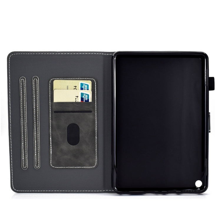 For Amazon Fire Max 11 2023 Cowhide Texture Smart Leather Tablet Case(Black) by bashfashion