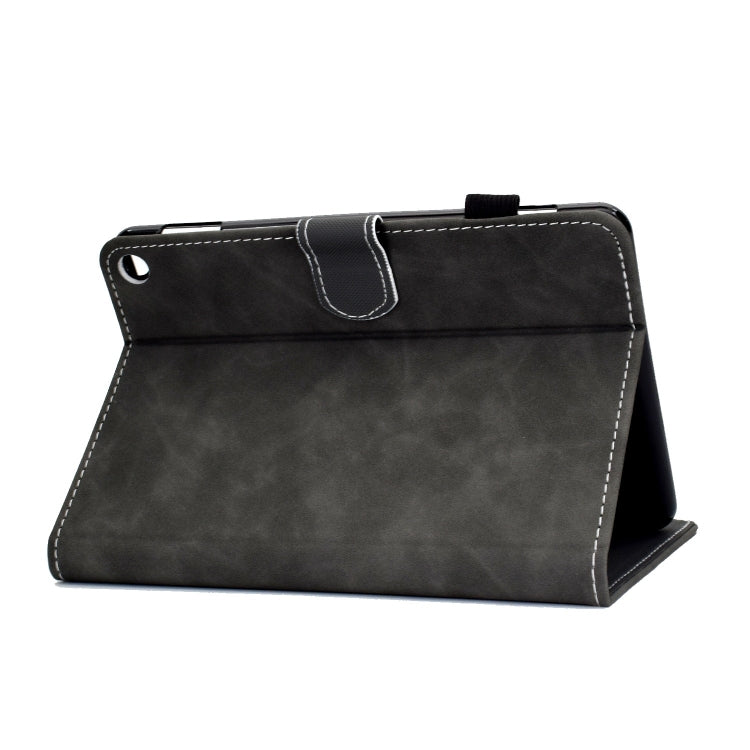 For Amazon Fire Max 11 2023 Cowhide Texture Smart Leather Tablet Case(Black) by bashfashion