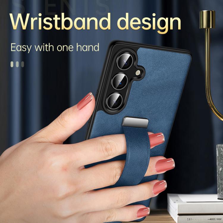 For Samsung Galaxy S23 Ultra 5G SULADA PC Hybrid Leather Texture Skin Feel Shockproof Phone Case(Green) by SULADA