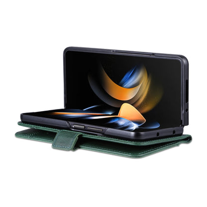 For Samsung Galaxy Z Fold6 5G AZNS Magnetic Calf Texture Flip Leather Phone Case(Dark Green) by AZNS