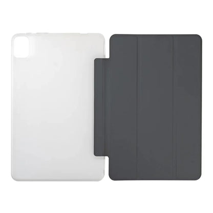 For Teclast T40S 3-Fold Holder Folio Leather Tablet Smart Case(Grey) by TECLAST