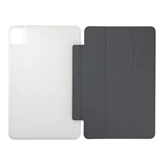 For Teclast T40S 3-Fold Holder Folio Leather Tablet Smart Case(Grey) by TECLAST