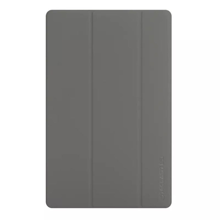 For Teclast T40 Pro 3-Fold Holder Folio Leather Tablet Smart Case(Grey) by TECLAST
