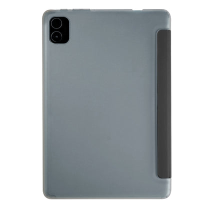 For Teclast P40 HD 3-Fold Holder Folio Leather Tablet Smart Case(Grey) by TECLAST