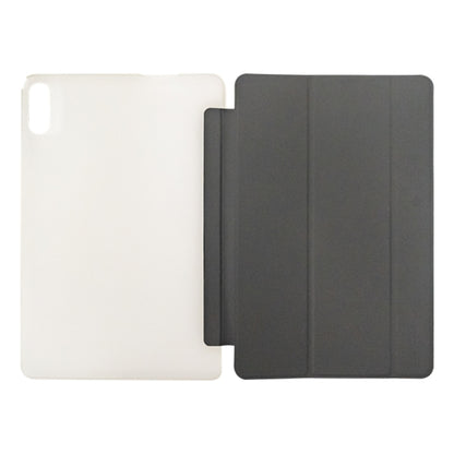 For Teclast P30T 3-Fold Holder Folio Leather Tablet Smart Case(Grey) by TECLAST