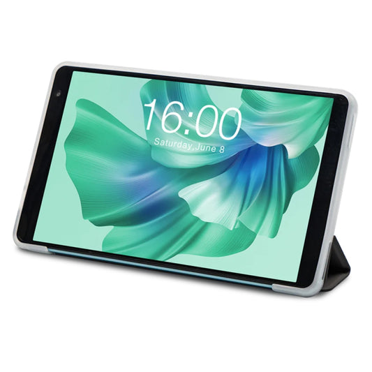 For Teclast P85T 3-Fold Holder Folio Leather Tablet Smart Case(Grey) by TECLAST