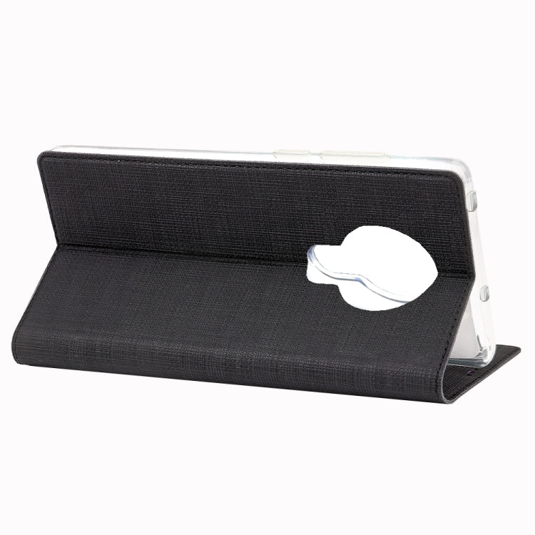 For Nokia 5.3 ViLi Shockproof TPU + PU Horizontal Flip Protective Case with Card Slot & Holder(Black) by ViLi