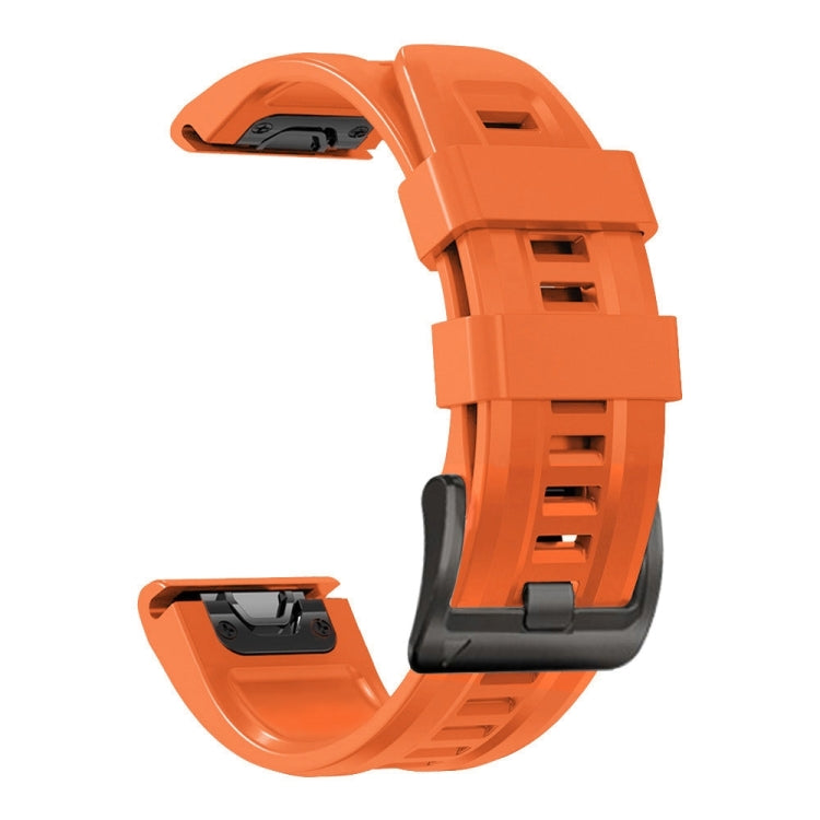 For Garmin Instinct 2 Solar Sport Pure Color Silicone Watch Band(Orange) by bashfashion