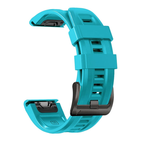 For Garmin Instinct 2 Solar Sport Pure Color Silicone Watch Band(Sky Blue) by bashfashion