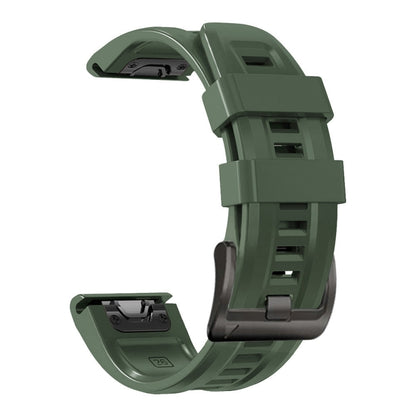 For Garmin Epix Pro 47mm Sport Pure Color Silicone Watch Band(Army Green) by bashfashion
