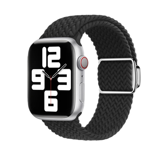 For Apple Watch Ultra 2 49mm Nylon Loop Magnetic Buckle Watch Band(Black) by bashfashion