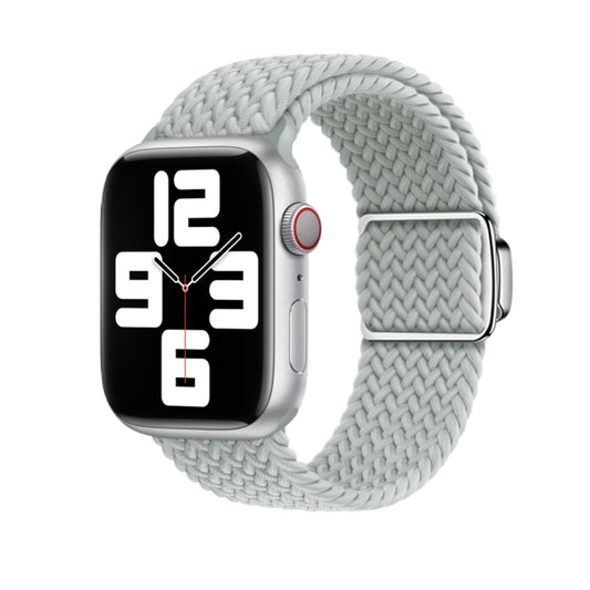 For Apple Watch Ultra 2 49mm Nylon Loop Magnetic Buckle Watch Band(Light Grey) by bashfashion