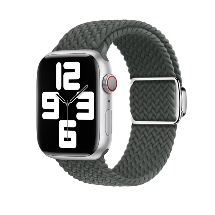 For Apple Watch Ultra 2 49mm Nylon Loop Magnetic Buckle Watch Band(Space Grey) by bashfashion