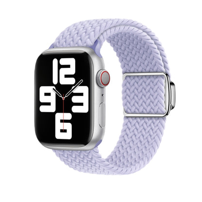 For Apple Watch Ultra 2 49mm Nylon Loop Magnetic Buckle Watch Band(Fog Purple) by bashfashion