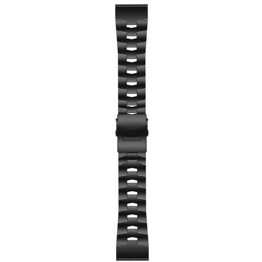 For Garmin Instinct 2X Solar Titanium Alloy Quick Release Watch Band(Black) by bashfashion