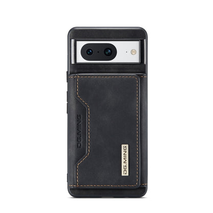 For Google Pixel 8 DG.MING M2 Series 3-Fold Multi Card Bag + Magnetic Phone Case(Black) by DG.MING