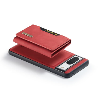 For Google Pixel 8 DG.MING M2 Series 3-Fold Multi Card Bag + Magnetic Phone Case(Red) by DG.MING