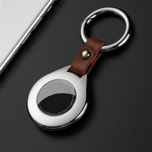 Anti-lost Tracker Positioning Alloy Protective Case For AirTag(White) by bashfashion