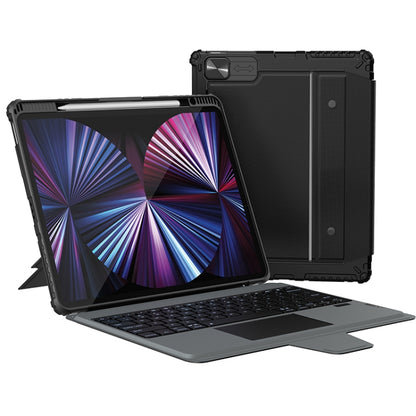 For iPad Pro 12.9 2020/2021/2022 Nillkin Bumper Combo Keyboard Case with Backlight by NILLKIN